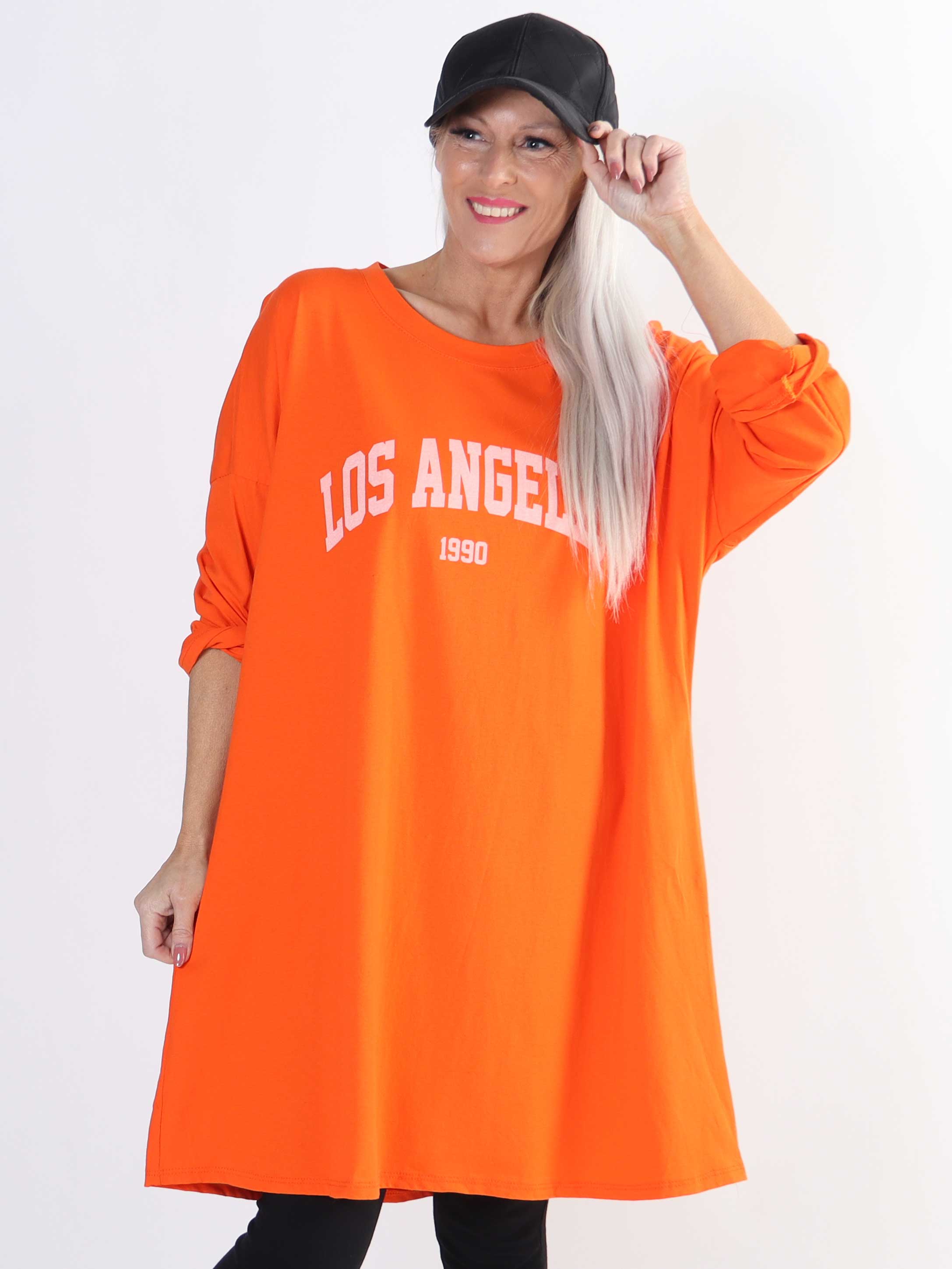 Haniya - Joggingklänning i viskos med Los Angeles-statyett