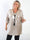 Honey - Glansig och stretchig tunika i plus size med V-ringning och en lös passform