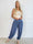 Lava – Plus size haremsbyxor i viskos med resår i midjan