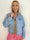 Emelina - Cowboyjakke i lys denim