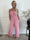 Pams Plain Tube Jumpsuit - Stretch jumpsuit med smock på bröstet