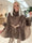 Cloud - Poncho med fuskpäls