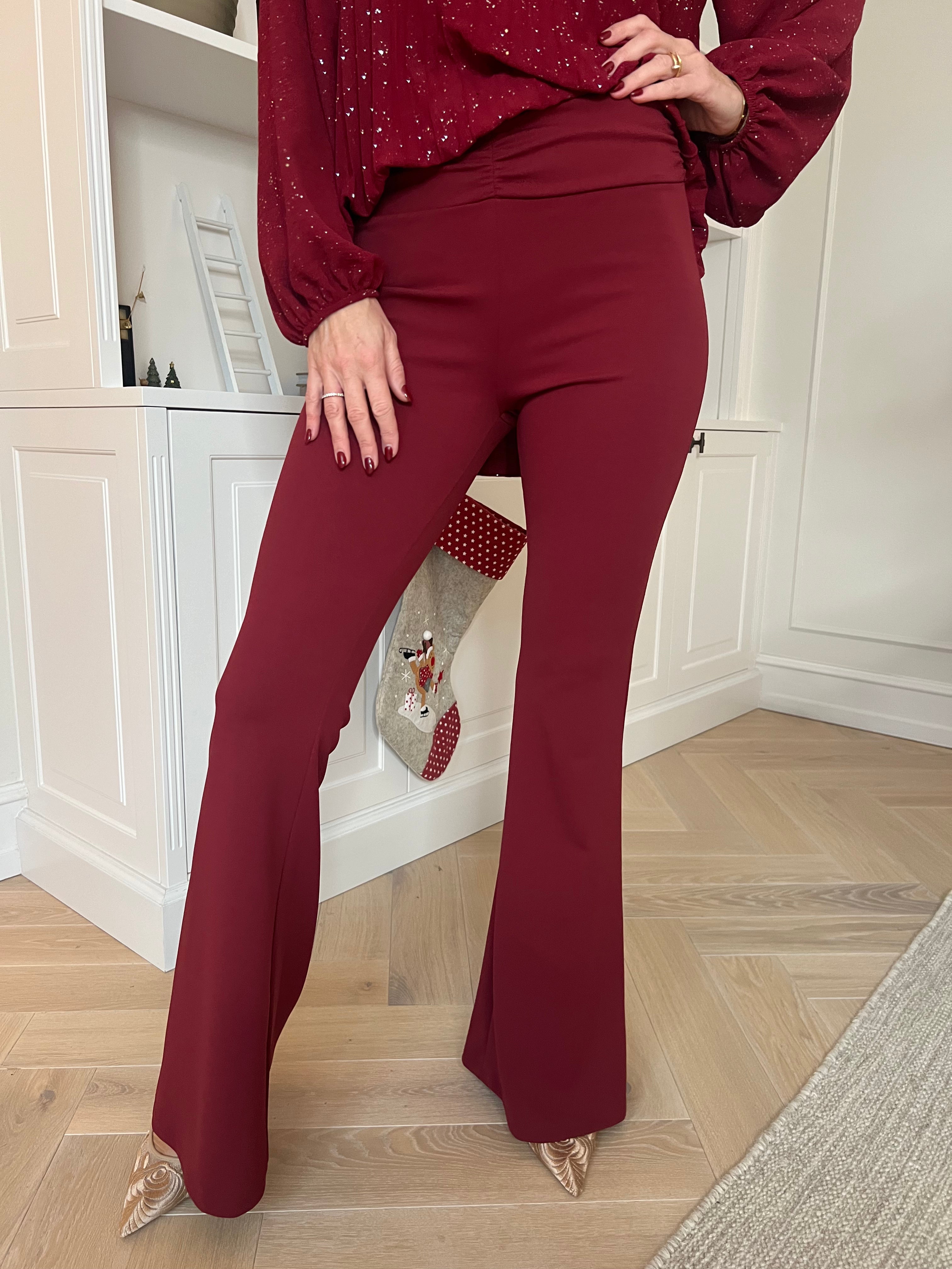 Gaja - Lösa elastiska byxor med resår i midjan