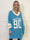 Tiane - Sporty strikkjole med motiv foran
