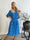 Pams Gold Midi Skirt - Kjol i stretchigt material med fickor