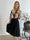 Pams Plain Midi Skirt - Kjol i stretchigt material med fickor
