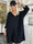 Caro - Mjuk oversized bomullsklänning med huva