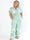 Pams Floral Stripe Jumpsuit - Stretchig plus size jumpsuit med blommotiv