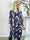 Miracle Floral Dress L/S - Blommig klänning med resår och långa ärmar