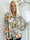 Miracle Floral L/S - Elastisk blommig blus med långa ärmar