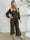 Pams Gold Dot Jumpsuit L/S - Jumpsuit i stretchigt tyg med guldprickar
