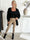 Dea - Leggings i läderlook med stretch