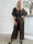 Pams Glitter Jumpsuit - Elastisk jumpsuit med smock och paljetter