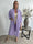 Annah Light - Oversized kappa med tydliga sömmar och fickor