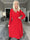 Pams Plain Midi L/S - Elastisk klänning med smock och långa ärmar