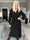 Pams Plain Midi L/S - Elastisk klänning med smock och långa ärmar