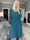 Pams Plain Midi L/S - Elastisk klänning med smock och långa ärmar