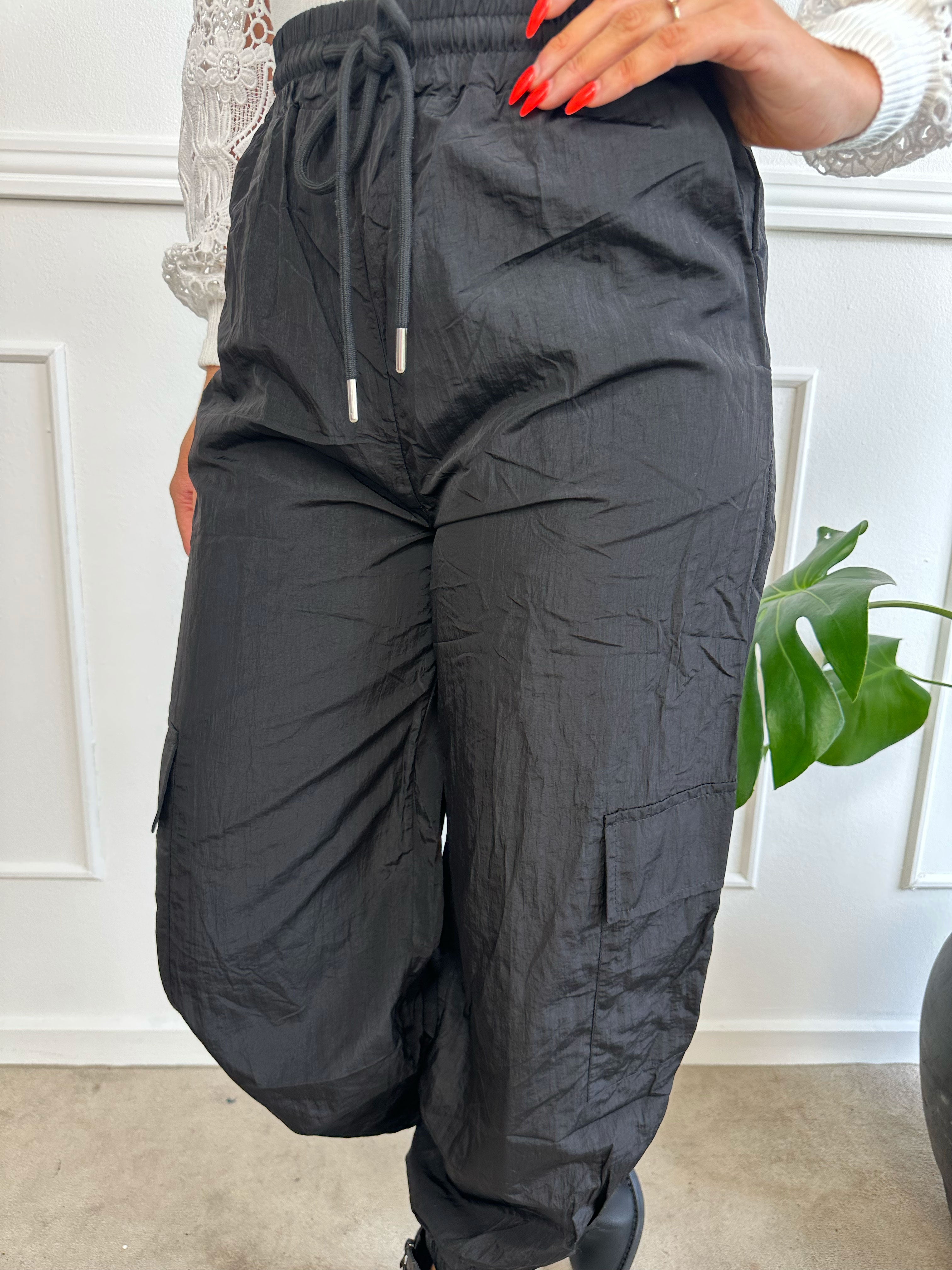 Galina - Coola cargobyxor med resår i midjan