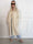 Annah Teddy - Oversized kappa i mjukt teddytyg med synliga sömmar och stora fickor