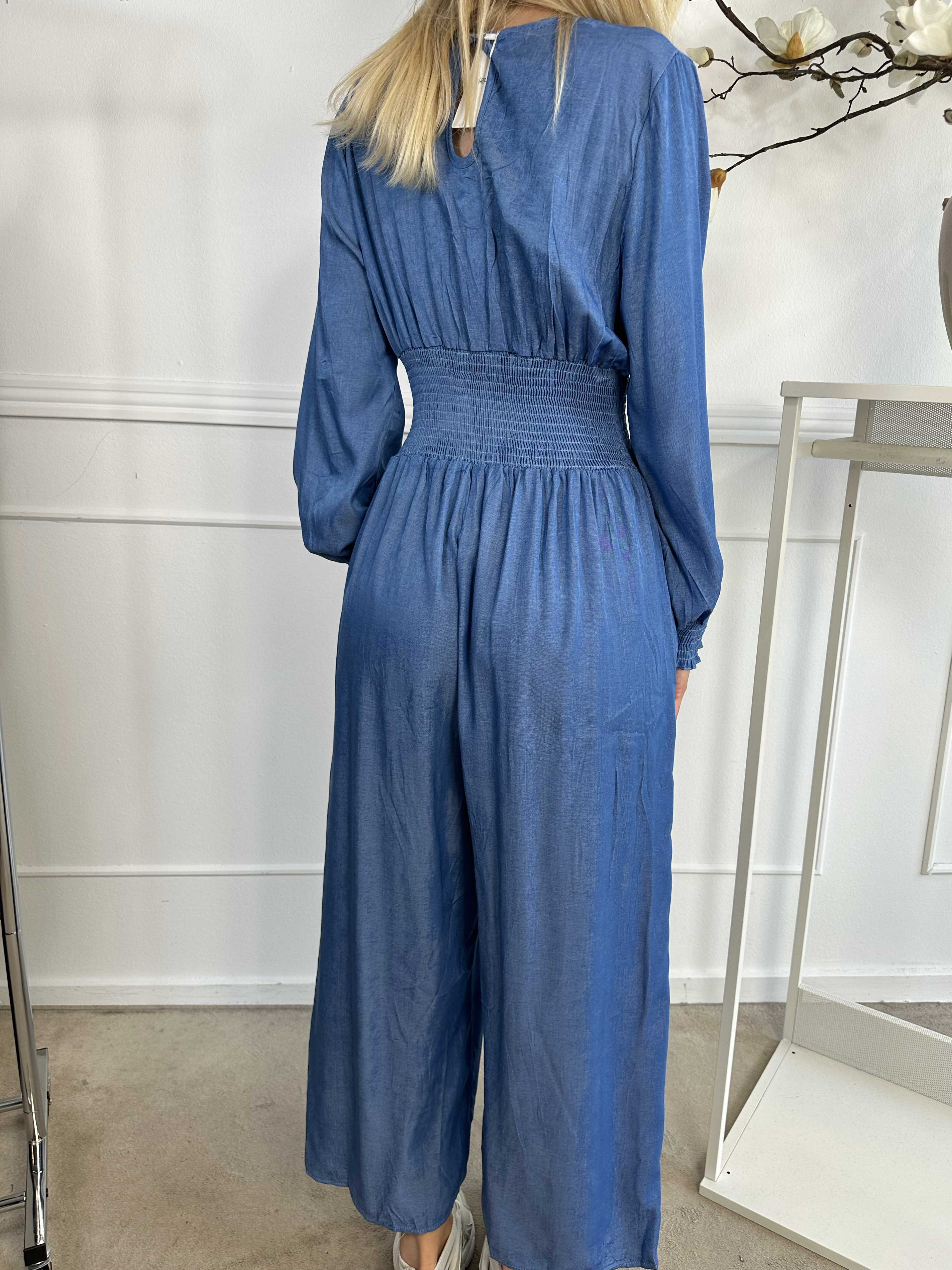 Pams Denim Jumpsuit L/S - Denim jumpsuit