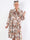 Flower Dress - Söt blommig plus size-klänning med lager-på-lager-look