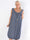 Miracle Flower Sleeveless Dress - Plus size-klänning i viskos med resår i midjan