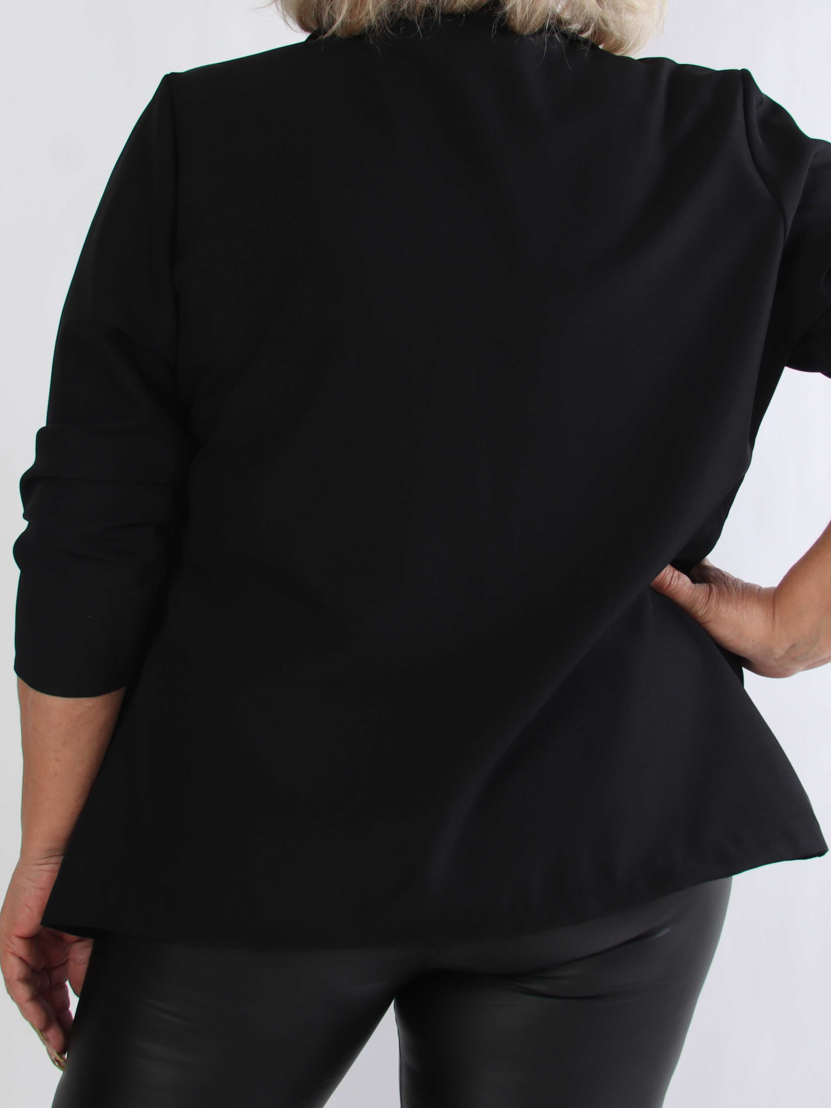 Lanthe Plain - Snygg enfärgad plus size kavaj