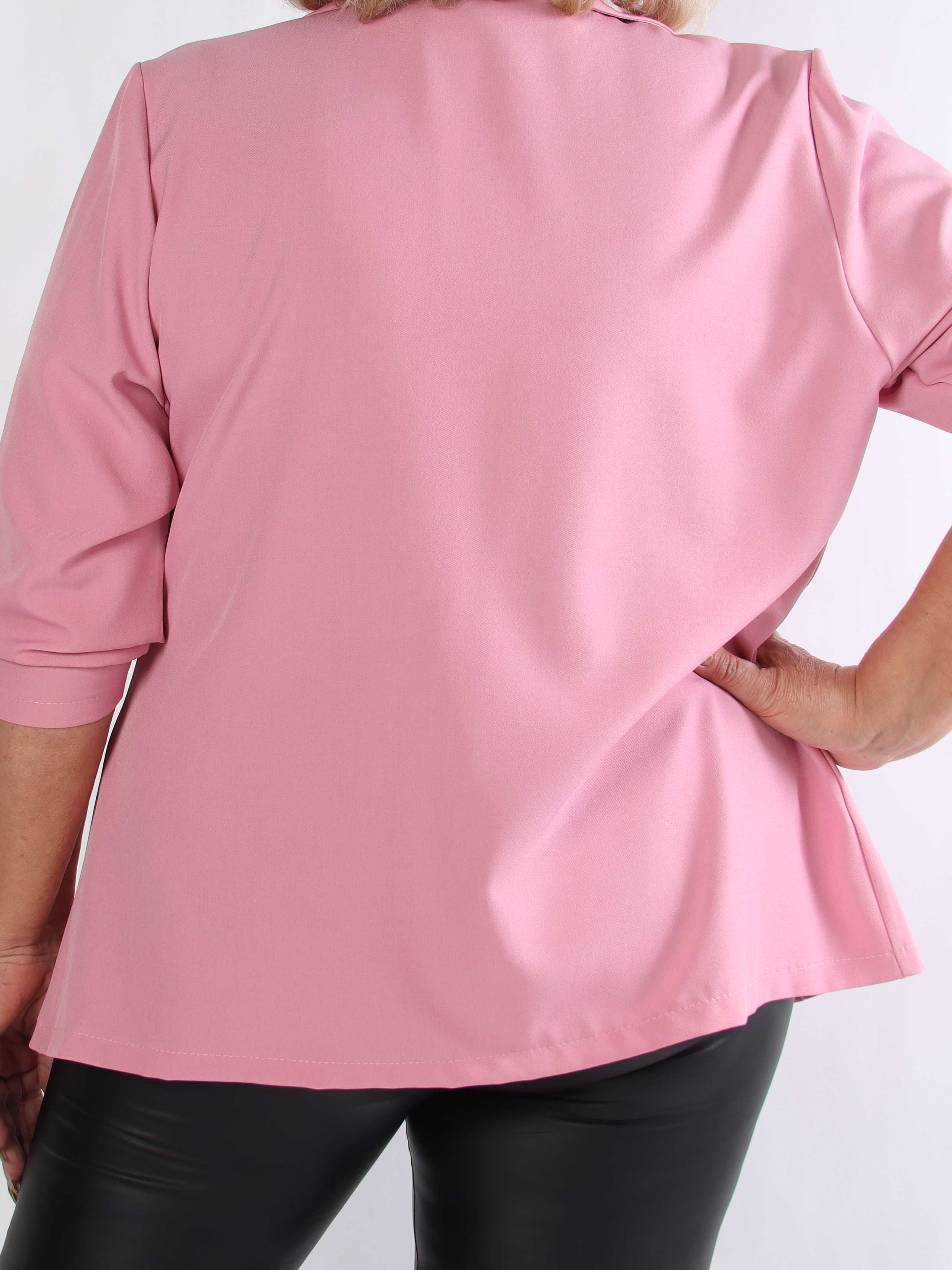 Lanthe Plain - Snygg enfärgad plus size kavaj