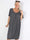 Miracle Flower Dress - Plus size-klänning i viskos med resår i nederkanten