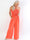 Pams Plain Tube Jumpsuit - Elastisk jumpsuit i plusstorlek med smock vid bröstet