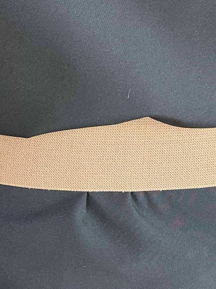 Rena - Elastiskt brett bälte med stort spänne