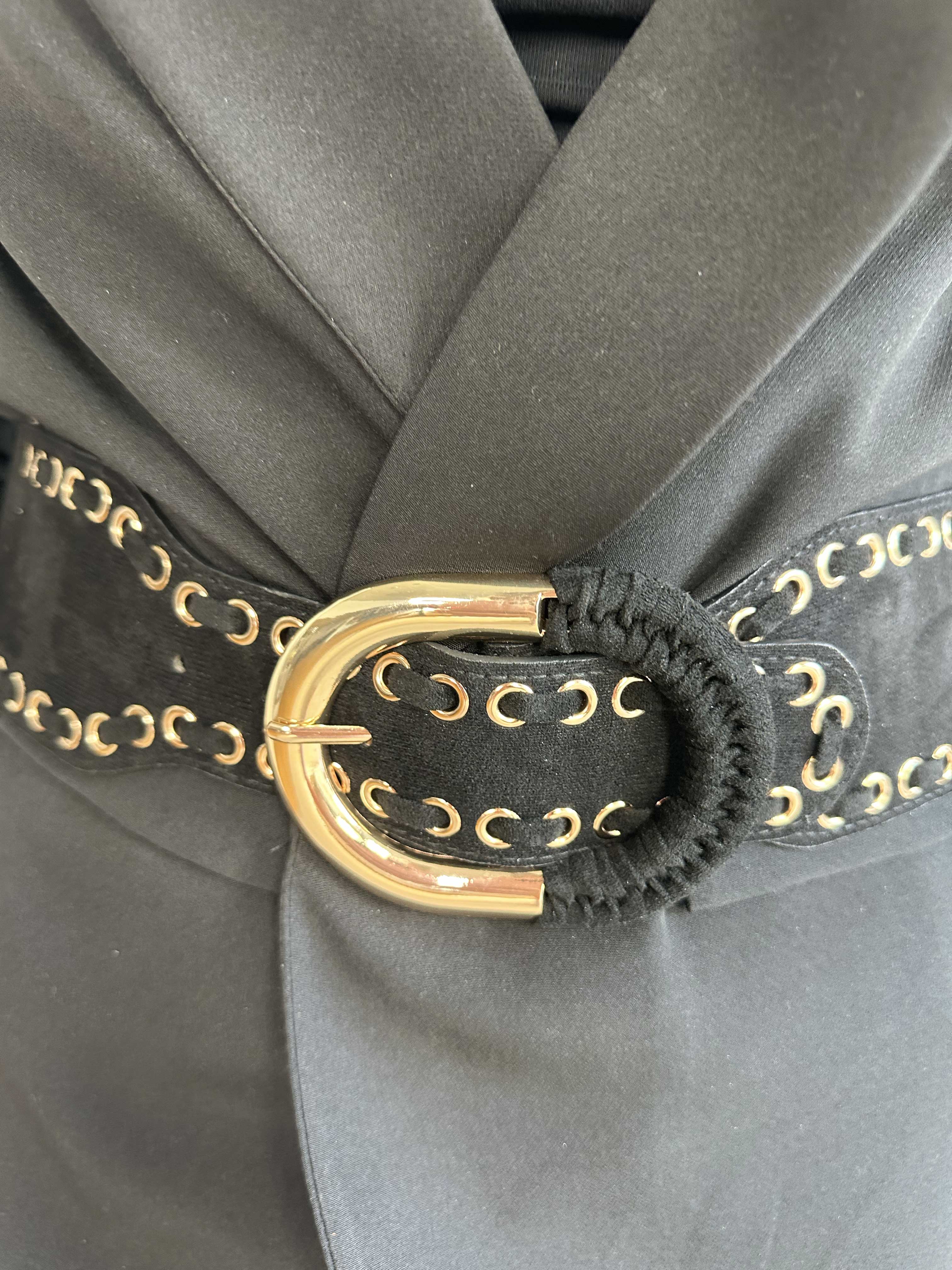 Melitta - Bälte med elastiskt band och guldspänne