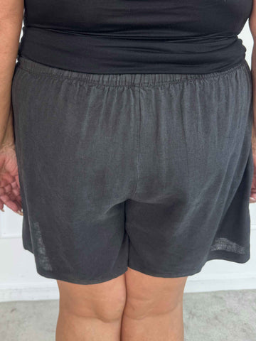 Clara Shorts - Lätta shorts i viskos och linne