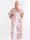 Flower Kimono - Söt lång plus size kimono med blomtryck