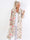 Flower Kimono - Söt lång plus size kimono med blomtryck