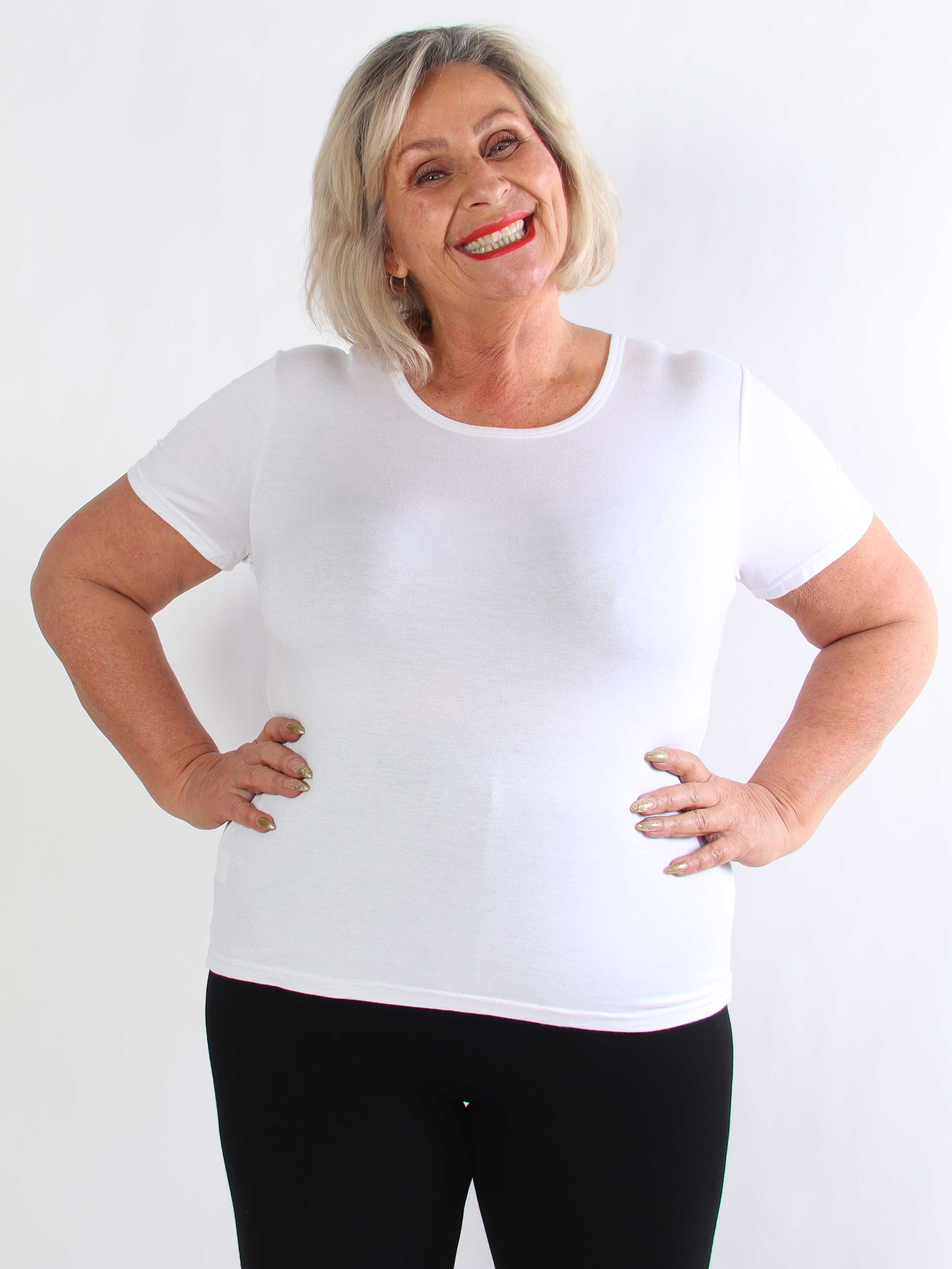 Jenny - Basis t-shirt i blød viskose