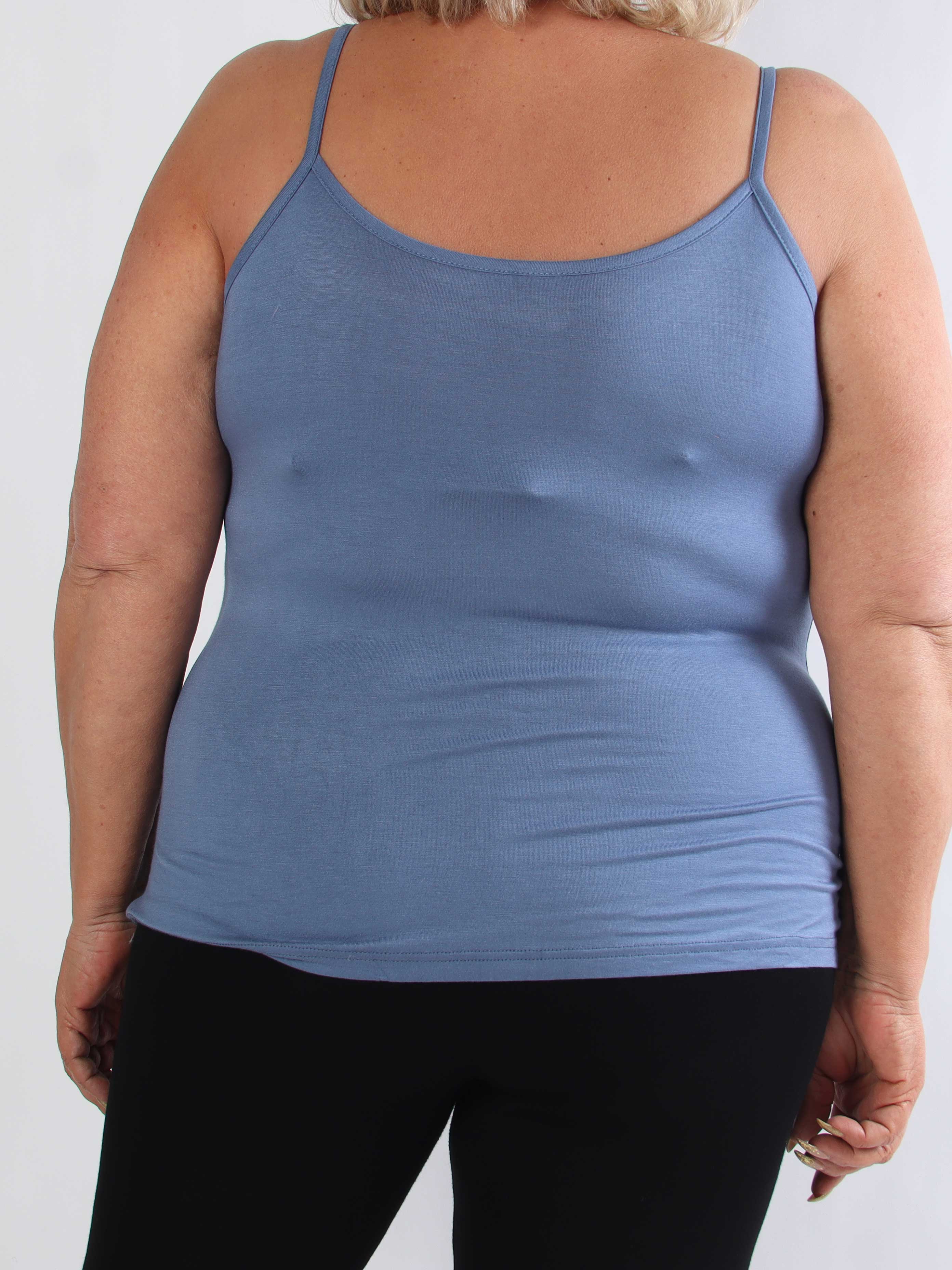 Fiona - Basis stroptop i blød viskose