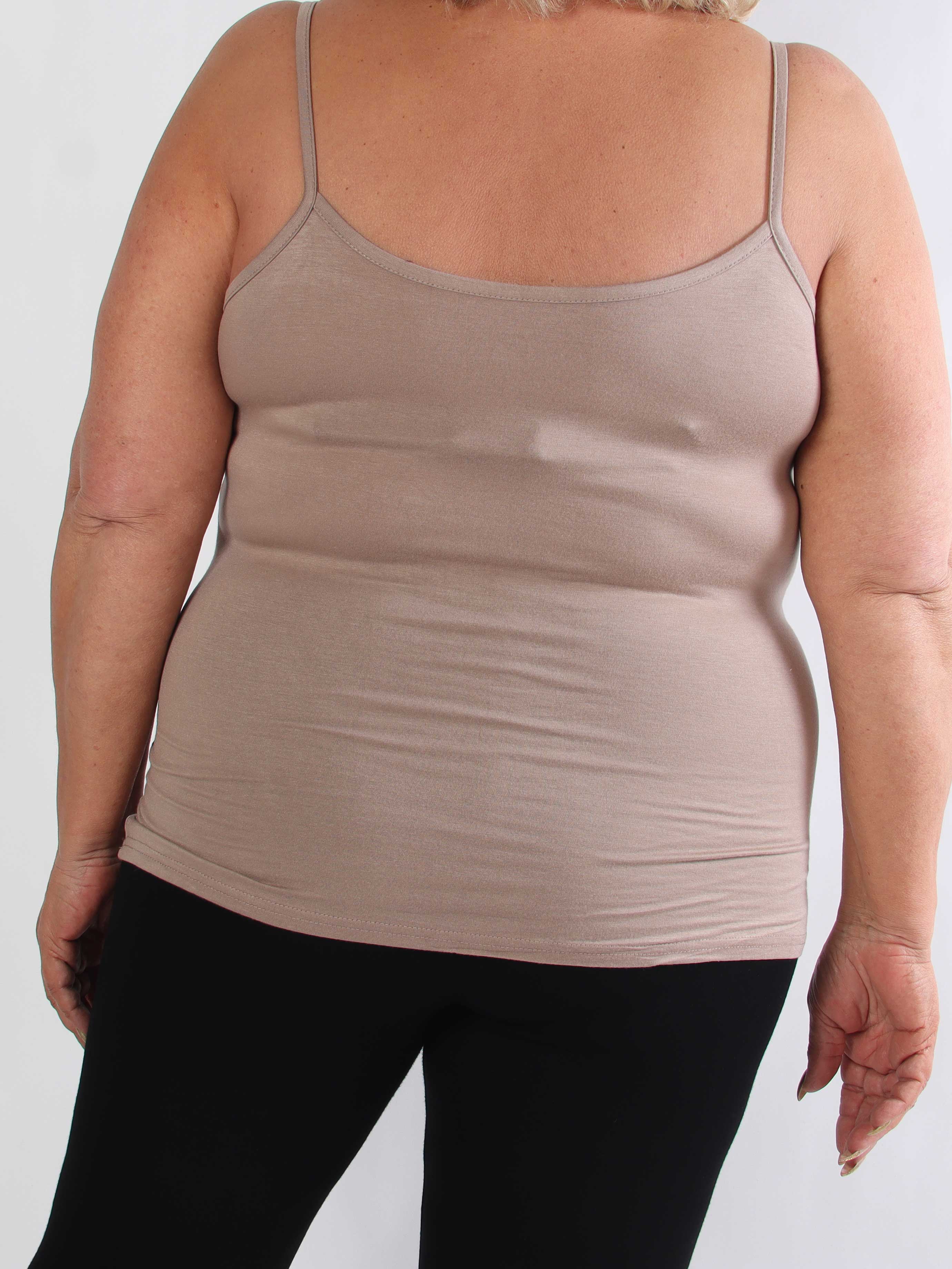 Fiona - Basis stroptop i blød viskose