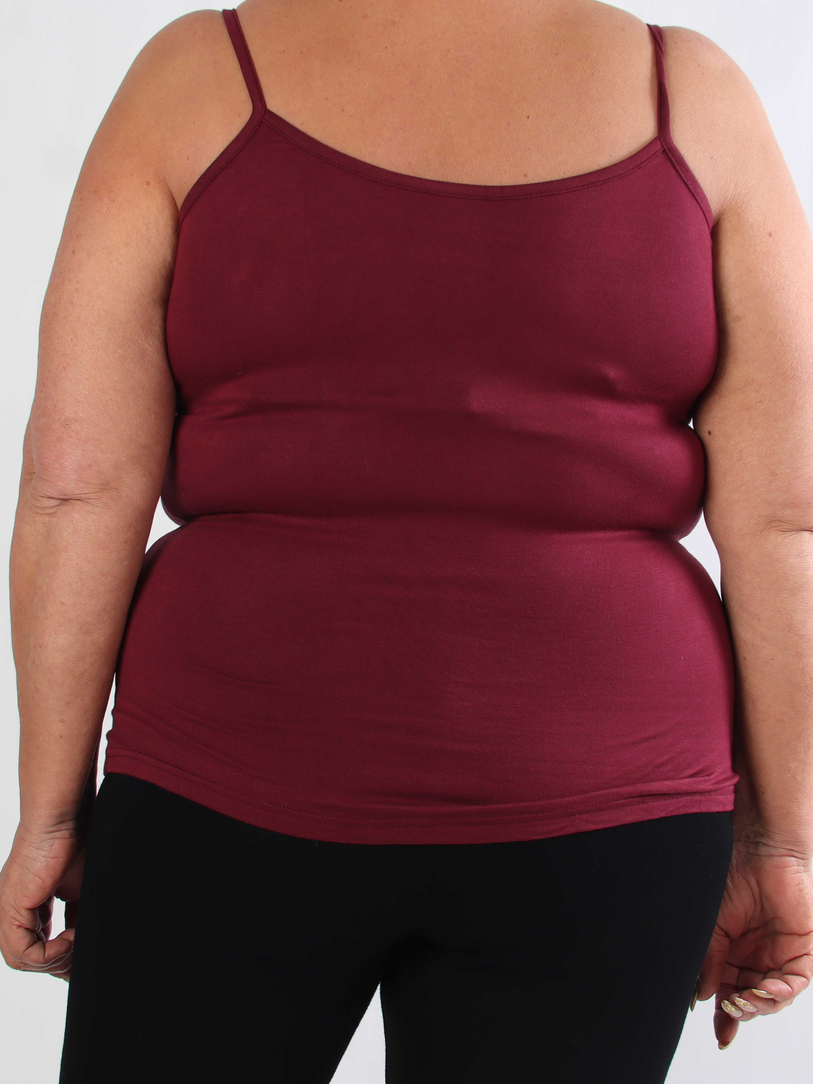 Fiona - Basis stroptop i blød viskose