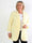 Lanthe Long Plain - Lang ensfarvet plus size blazer
