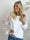 Nadine L/S - Söt blus med spetsärmar