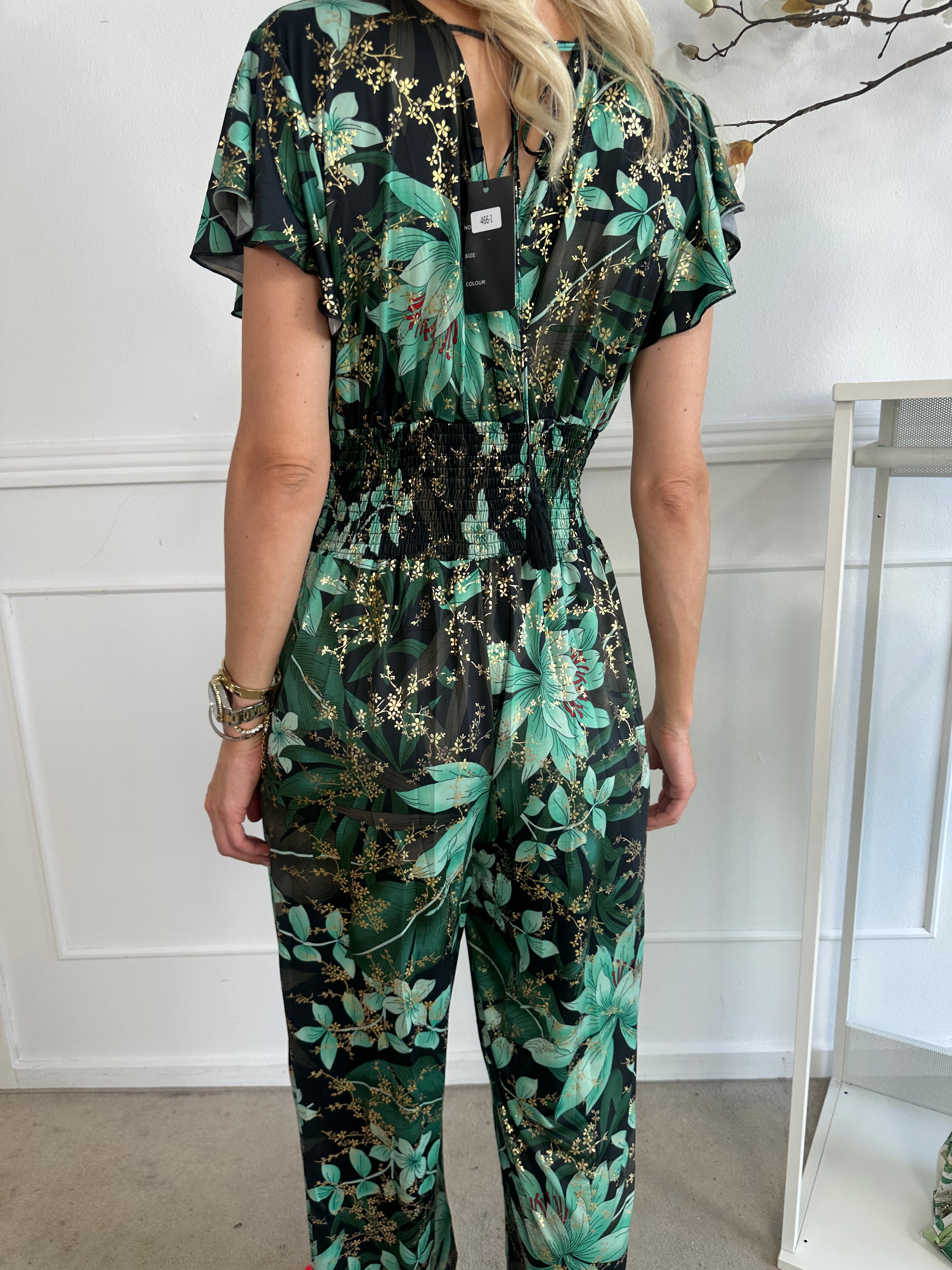 Pams Jumpsuit O/B - Elastisk skrynkelfri byxdress