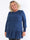 Kelly Shirt - Elastisk plus size blus med smock över bröstet