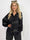 Heidy - Plus size skjorta med fina strass och breda manschetter