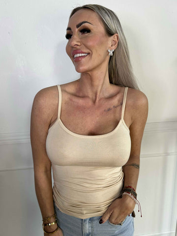 Caroline - Basic topp i mjuk viskos