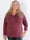 Djamila - Mjuk viskosblus i plus size med v-ringning