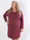 Djamila Long - Mega mjuk plus size-klänning i viskos med v-ringning