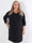 Djamila Long - Mega mjuk plus size-klänning i viskos med v-ringning