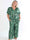 Pams Butterfly Jumpsuit - Elastisk plus size jumpsuit med fjärilsmönster