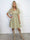 Pams Broderie Short - Kort kjole i broderie anglaise med smock i taljen